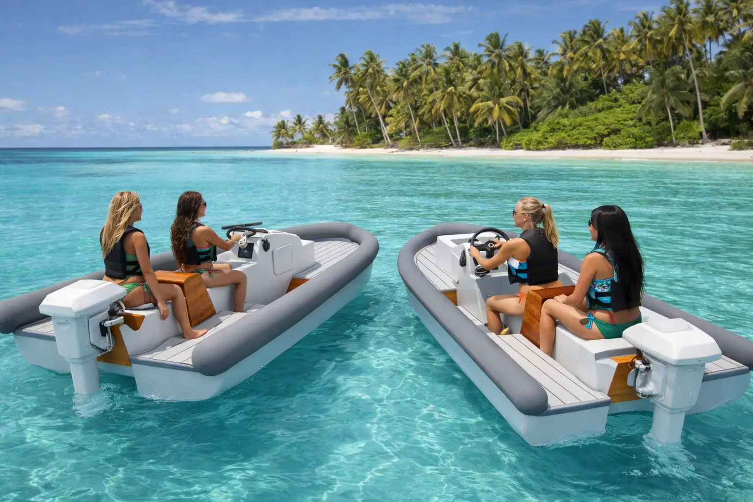 SkimBoat 2+2 configuration